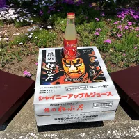 Snapdishの料理写真:ねぷたのりんごジュース🍎|ぱぴこ家さん