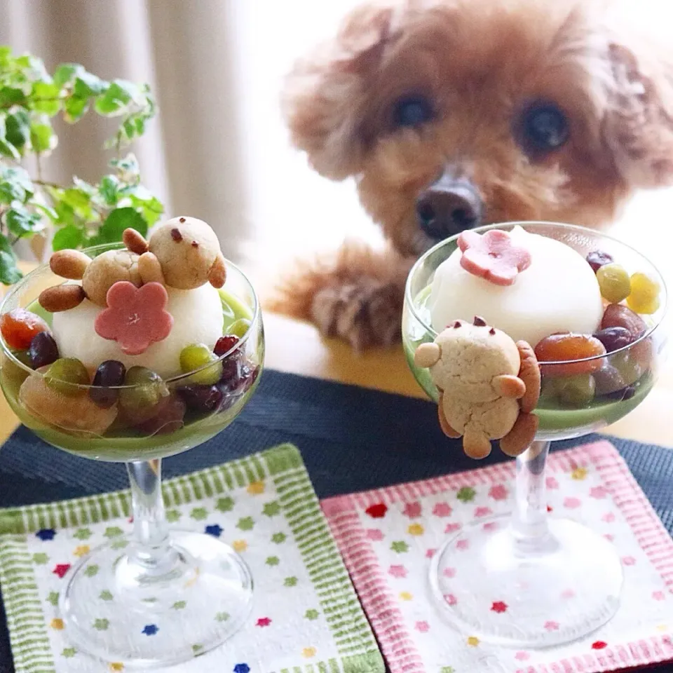 抹茶プリン雪見だいふくのせ〜|tomoさん