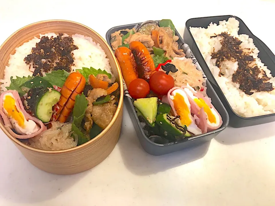 旦那弁当＆息子弁当🍱|naaaaaaa♡さん