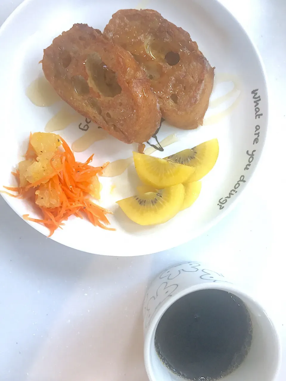 Snapdishの料理写真:生クリームと紅茶のフレンチトースト|☺︎saya☺︎さん