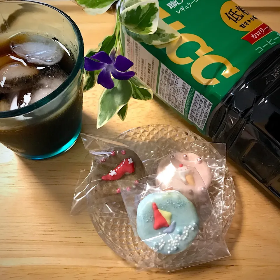 Snapdishの料理写真:いただき物で、ステキなコーヒーブレイク❣️|momo2067さん