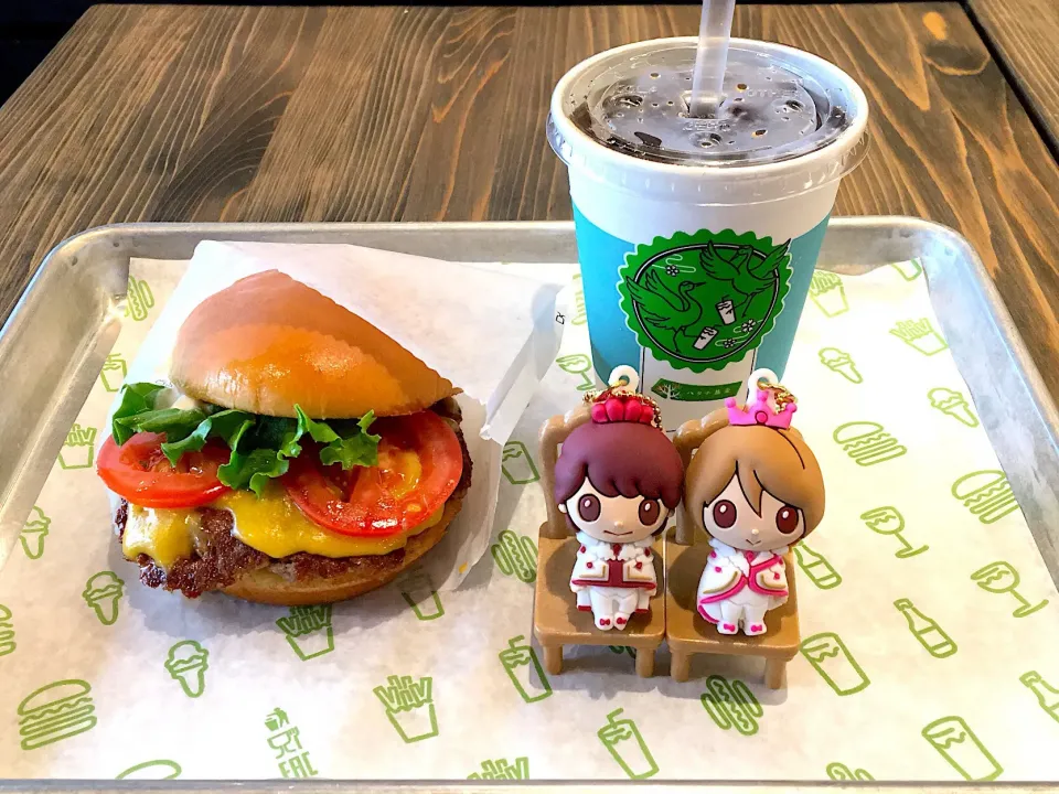 Shack Burger &コーラ❤️💗Shake Shack|なぎさん