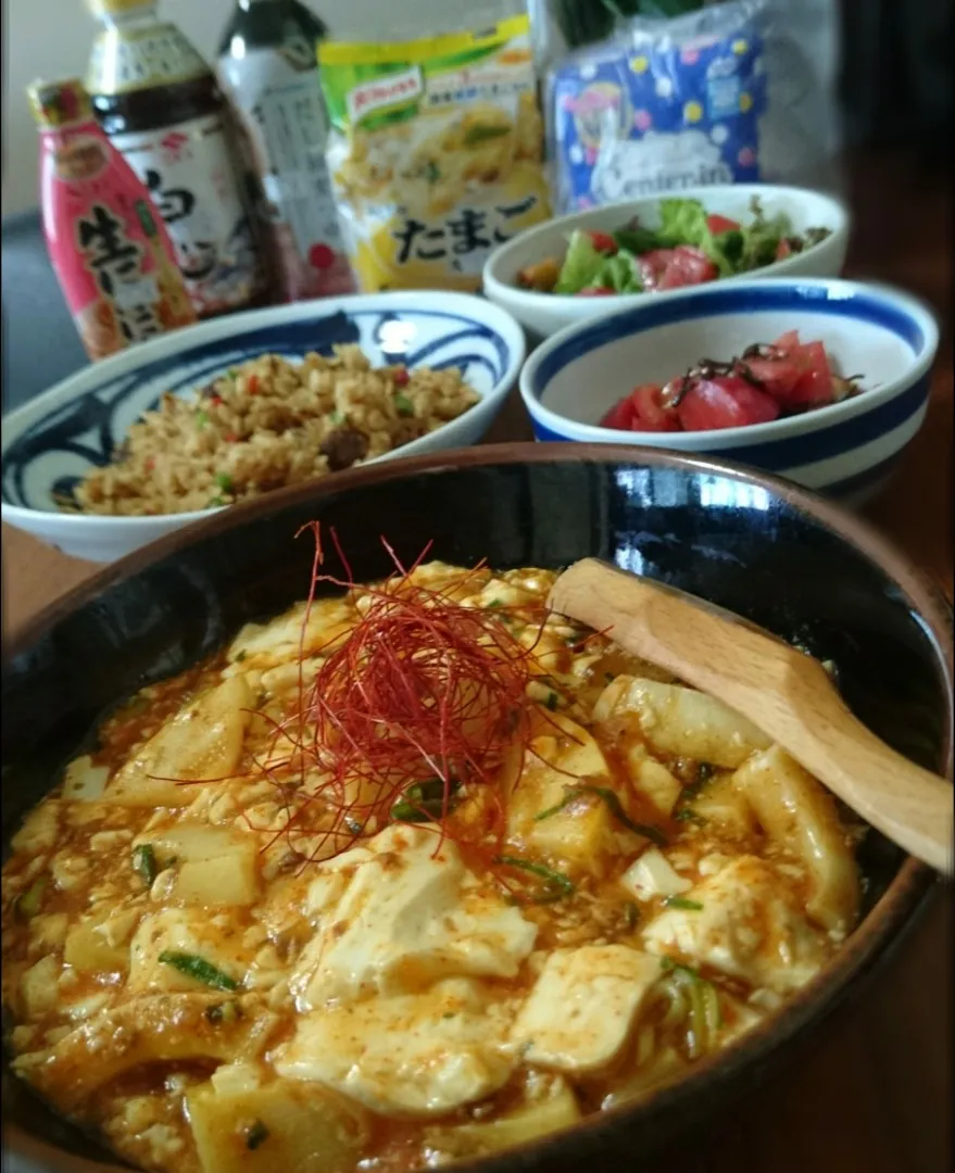 筍入り麻婆豆腐|まりおさん