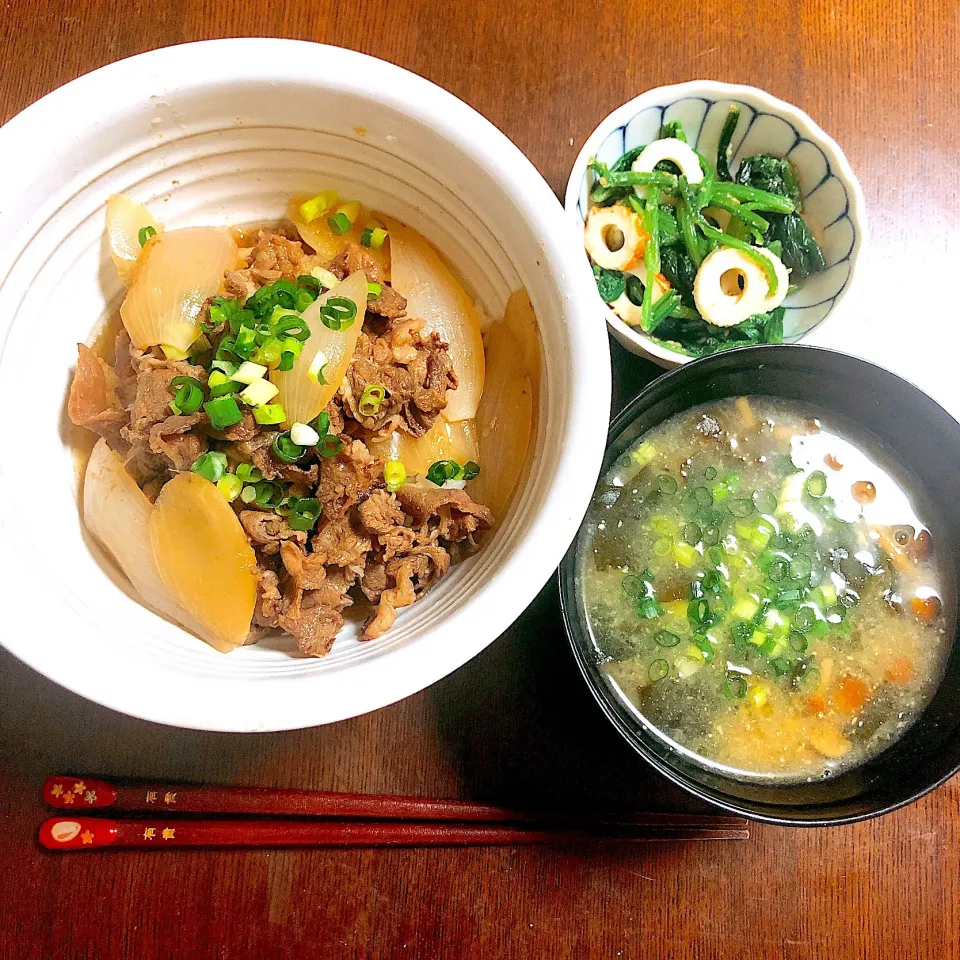 Snapdishの料理写真:汁だく牛丼|yuki★•°さん