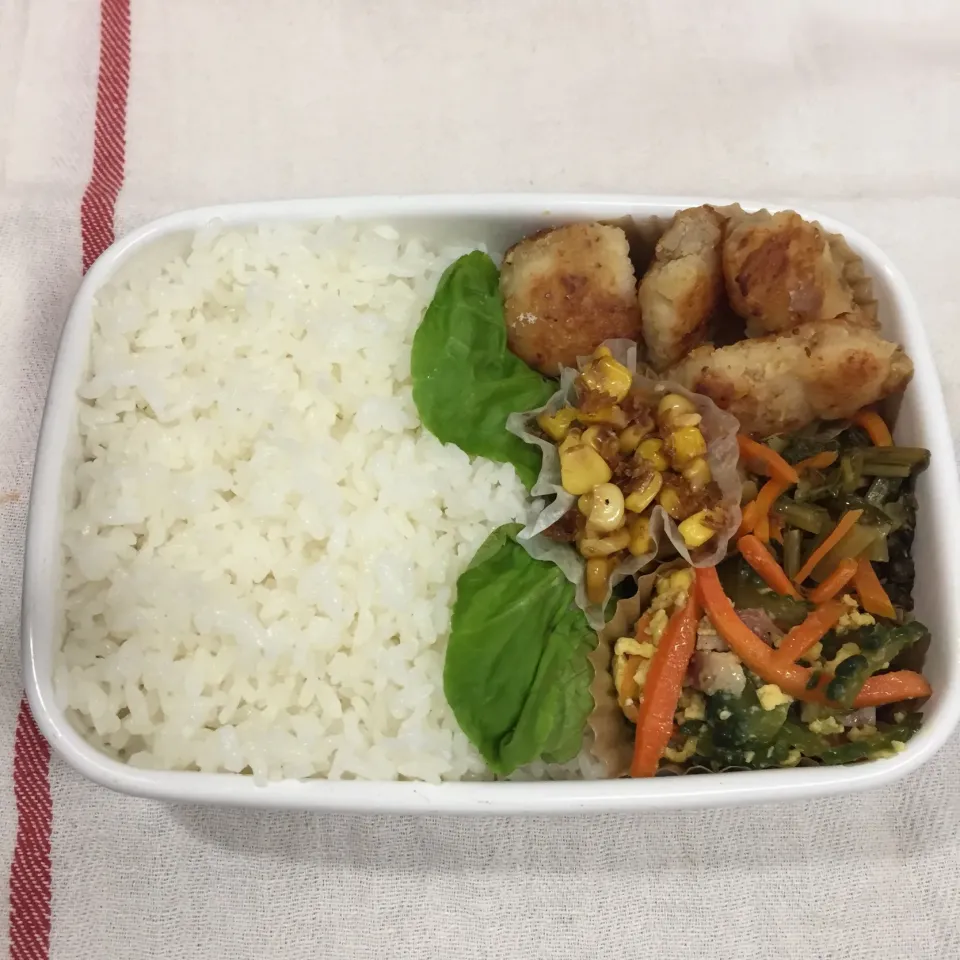 Snapdishの料理写真:次男男子中学生弁当・塾弁当晩御飯|mickyさん