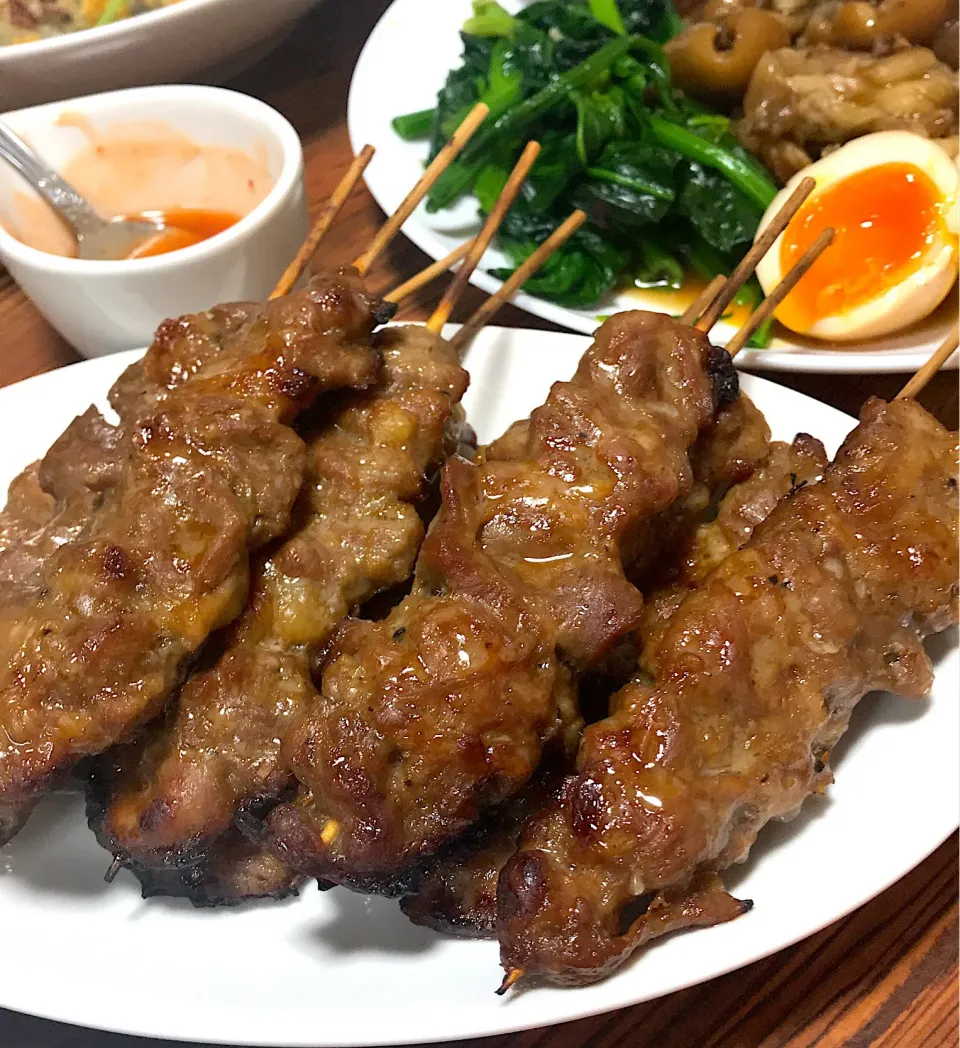 タイの豚の串焼き🇹🇭ムーピン💕 #タイ料理 ##串焼き#肉料理|🌺🌺Foodie🌺🌺さん