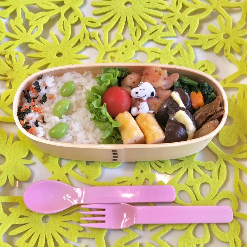 鶏モモハーブレモングリル🍀のお弁当❤️|sweet homeさん