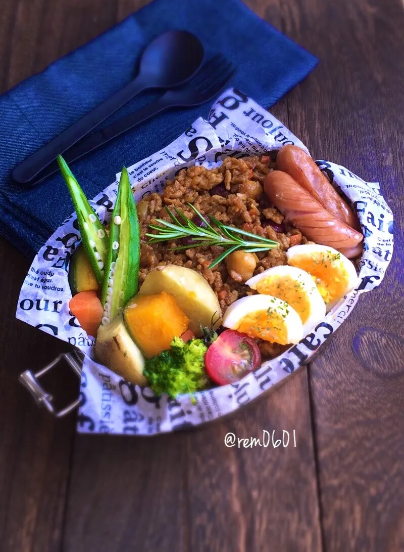 キーマカレー弁当|真白さん