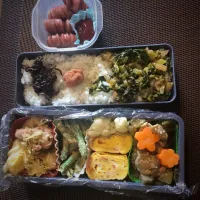 Snapdishの料理写真:旦那さんのお弁当(((o(*ﾟ▽ﾟ*)o)))|yamaemiさん