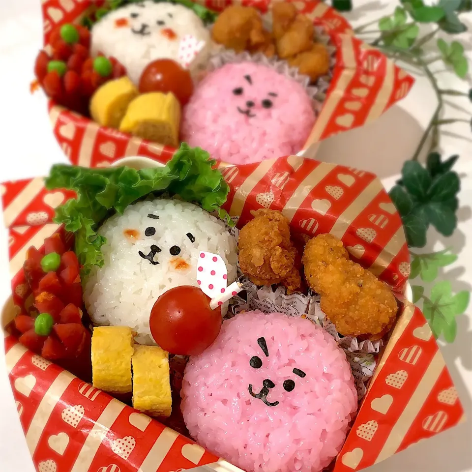 まんまるBT21のお弁当🍙|sakyu☆さん