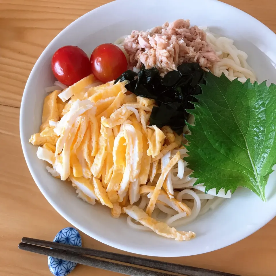 またまたサラダうどん(^O^;)お昼ご飯|サチャンさん