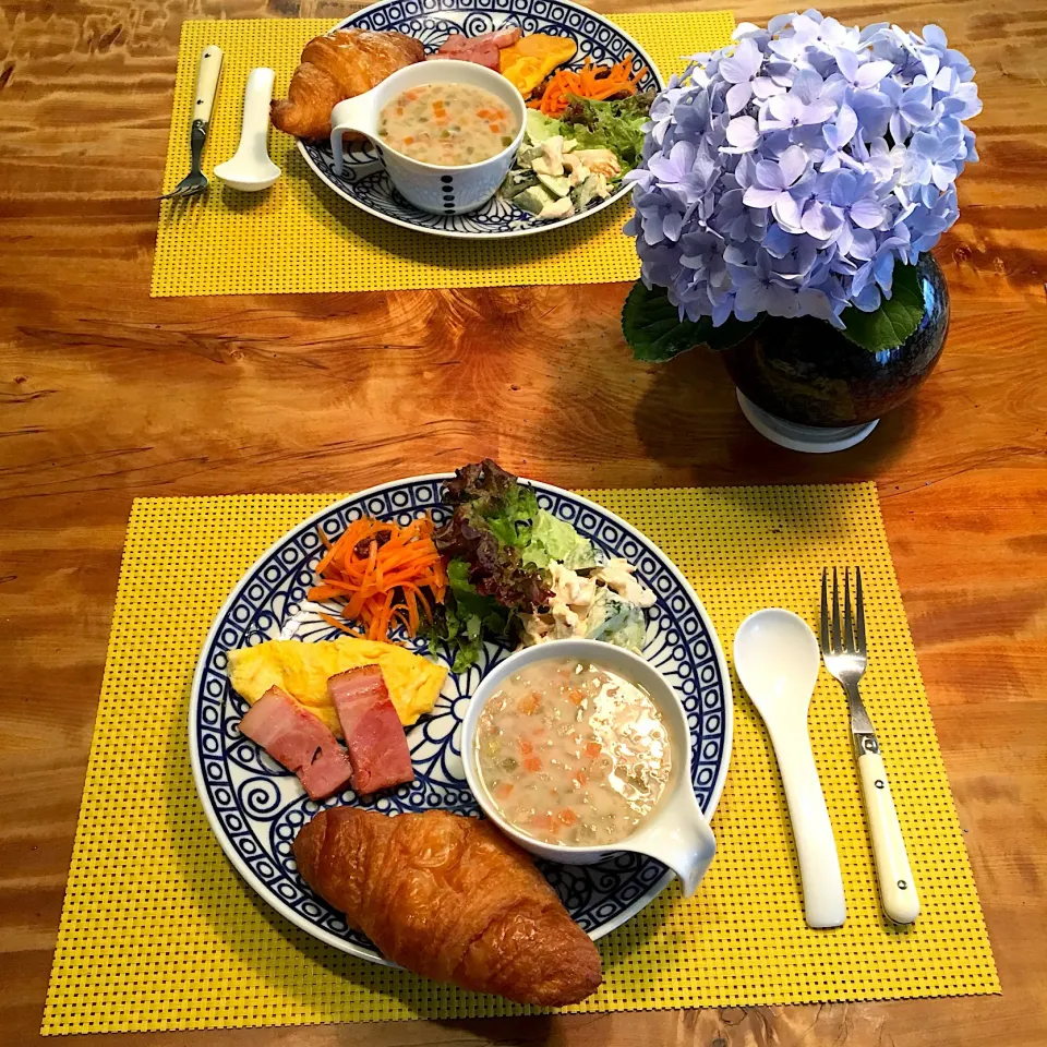 Snapdishの料理写真:朝ごはん 2019・6・4|ローゼルさん