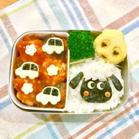 Snapdishの料理写真:肉団子のトマト煮込み弁当|sappyさん