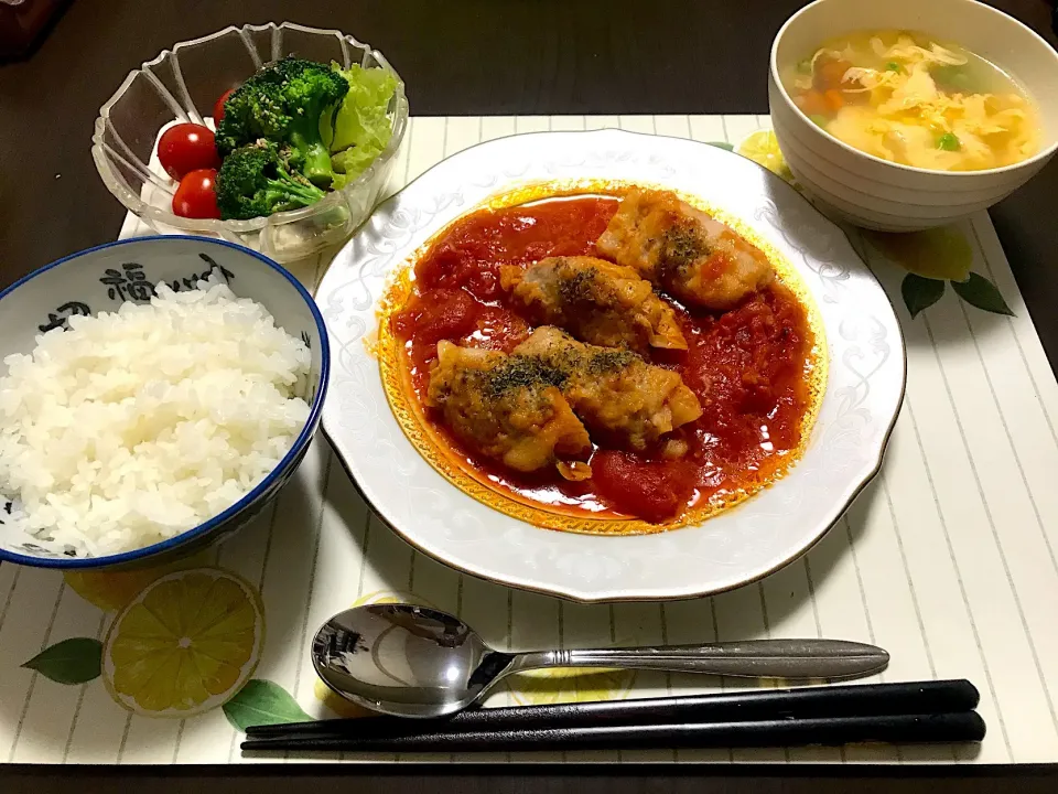 Snapdishの料理写真:逆ロールキャベツ
&豆腐とソーセージのコンソメスープ|Ari’s Channelさん