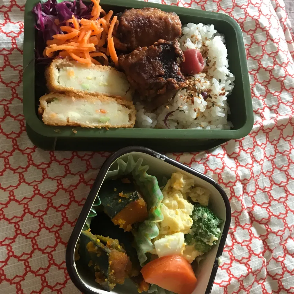 Snapdishの料理写真:#調味料は無添加・無化調  #男子  #弁当  #弁当記録|seycoさん