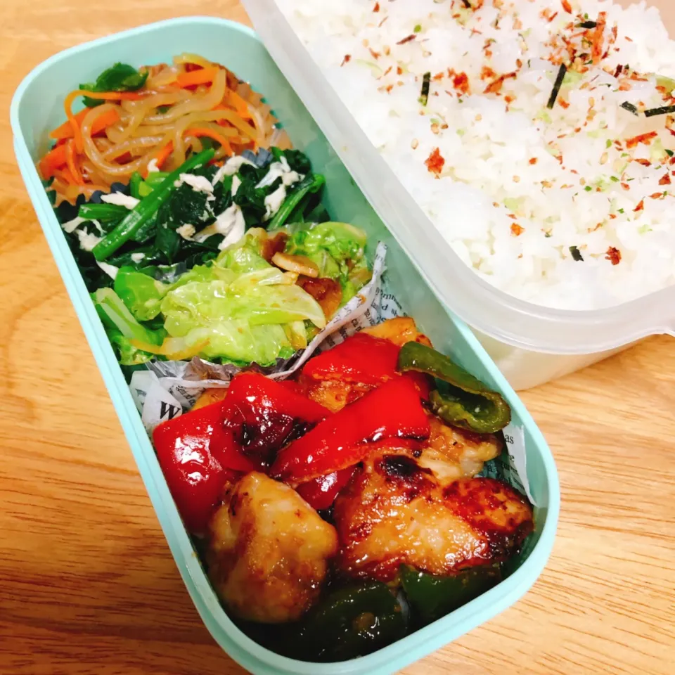 長男お弁当❁¨̮
 #お弁当記録 
 #手作り弁当 
 #男子高校生弁当|ゆめぴりかさん