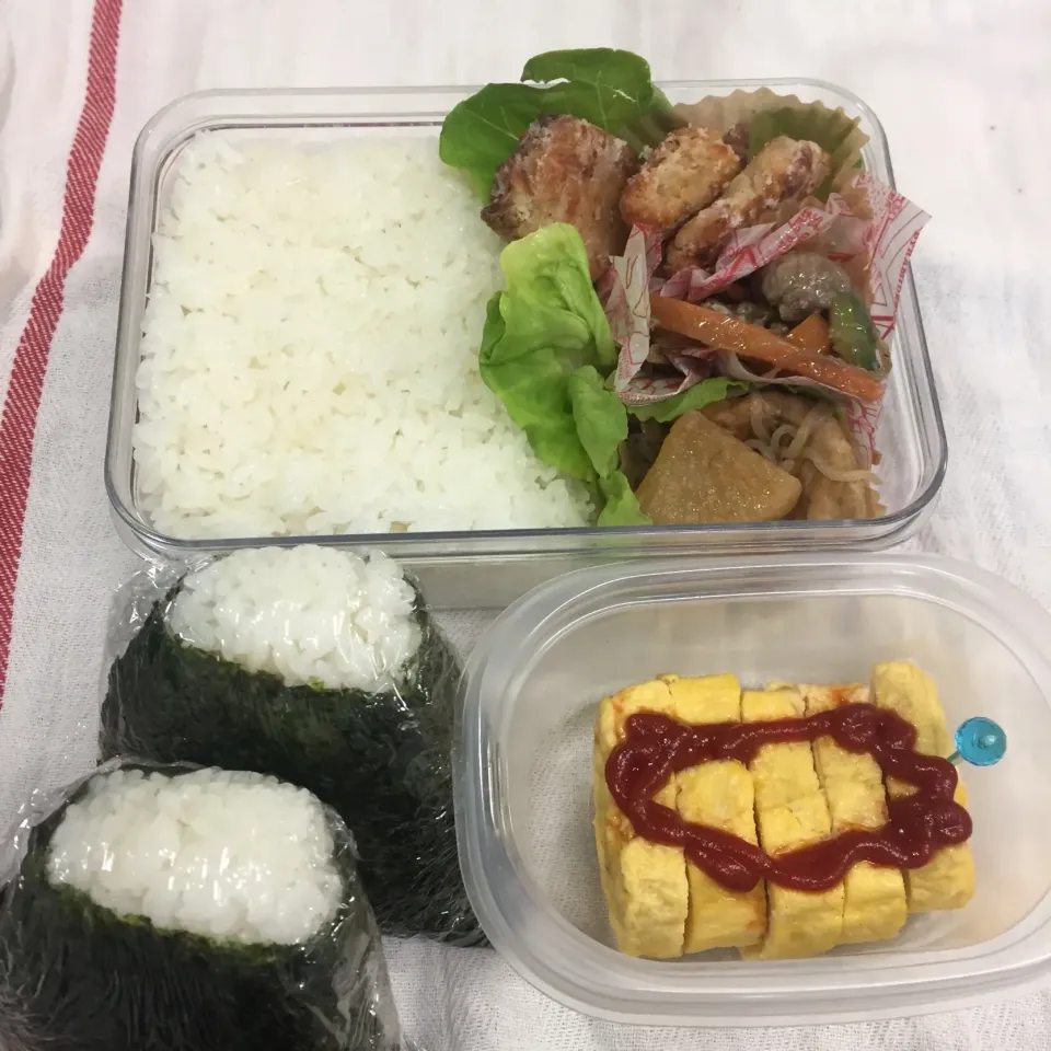 Snapdishの料理写真:男子高校生弁当No.613・今日も感謝弁当|mickyさん