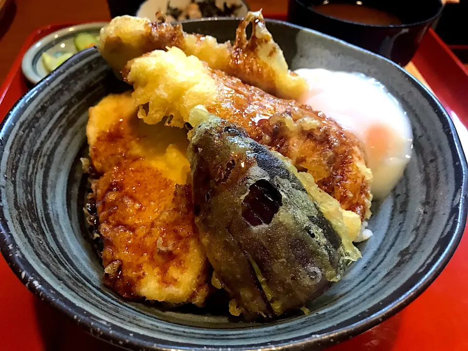 とり天丼  温玉トッピング
だいたい|なお🅿️さん