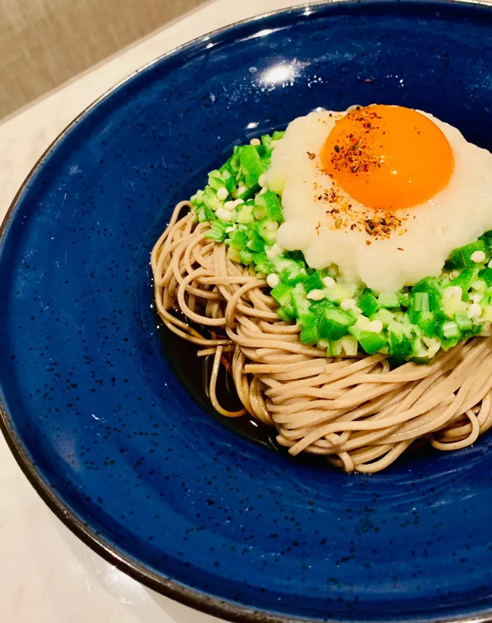 ネバトロ冷やし蕎麦|ぽくくんさん