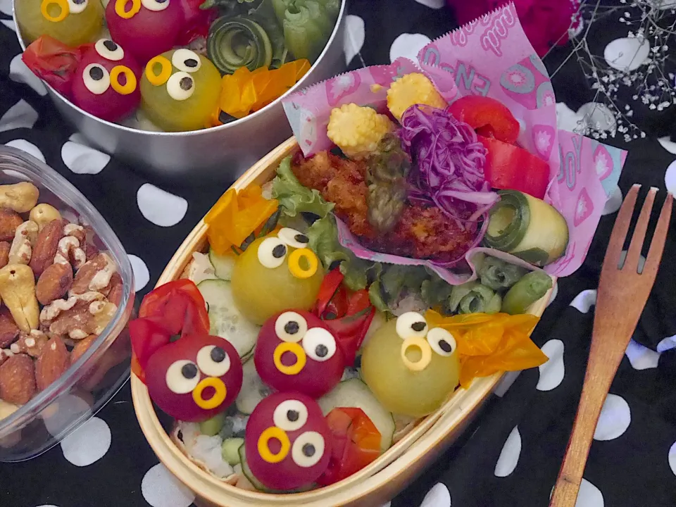 #キャラ弁  #簡単弁当  #てづくりおべんと365  #キャラ弁初心者  #弁当|大島愛子さん