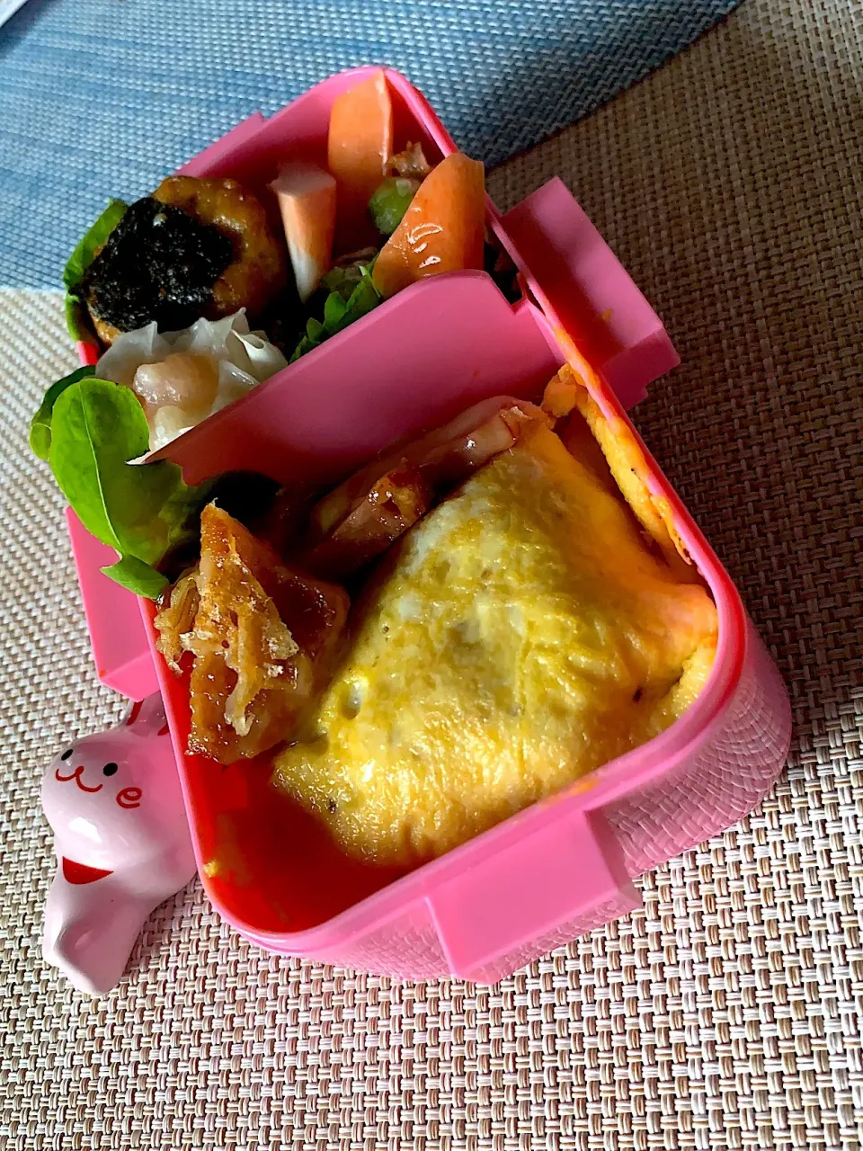 Snapdishの料理写真:娘(小1)リクエスト♪オムライス弁当〜🍅学童用|sato_sanさん