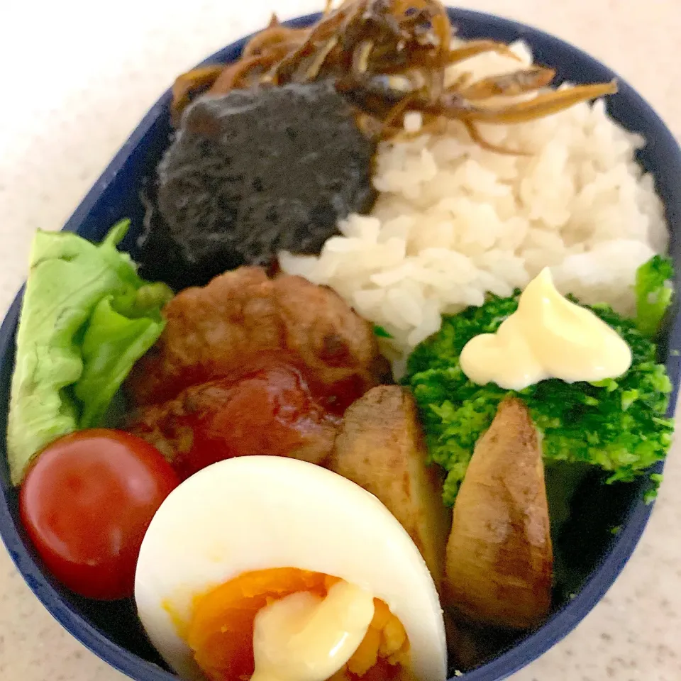 Snapdishの料理写真:ハンバーグ弁当|besさん