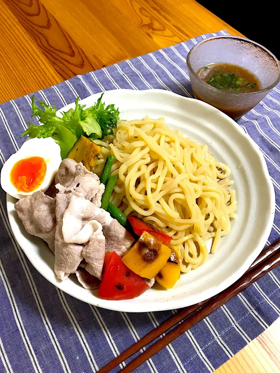 Snapdishの料理写真:つけ麺の達人 冷し柚子魚介醤油|sayaさん