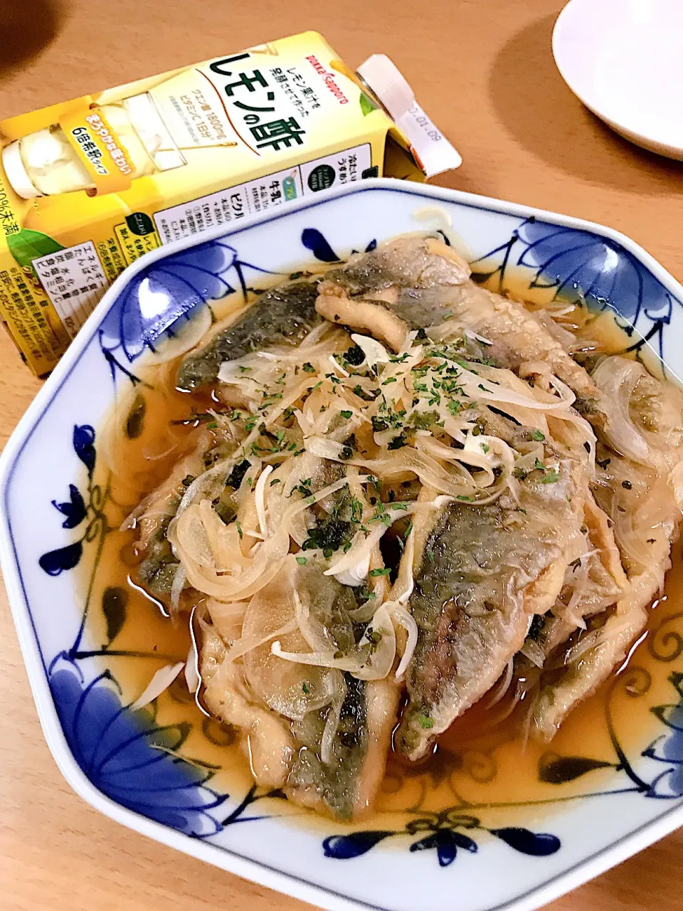 レモン酢でアジの南蛮漬け🐟|ゆかりさん