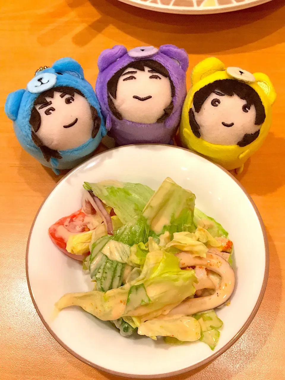 Snapdishの料理写真:シーフードサラダ💙💜💛サイゼリヤ|なぎさん