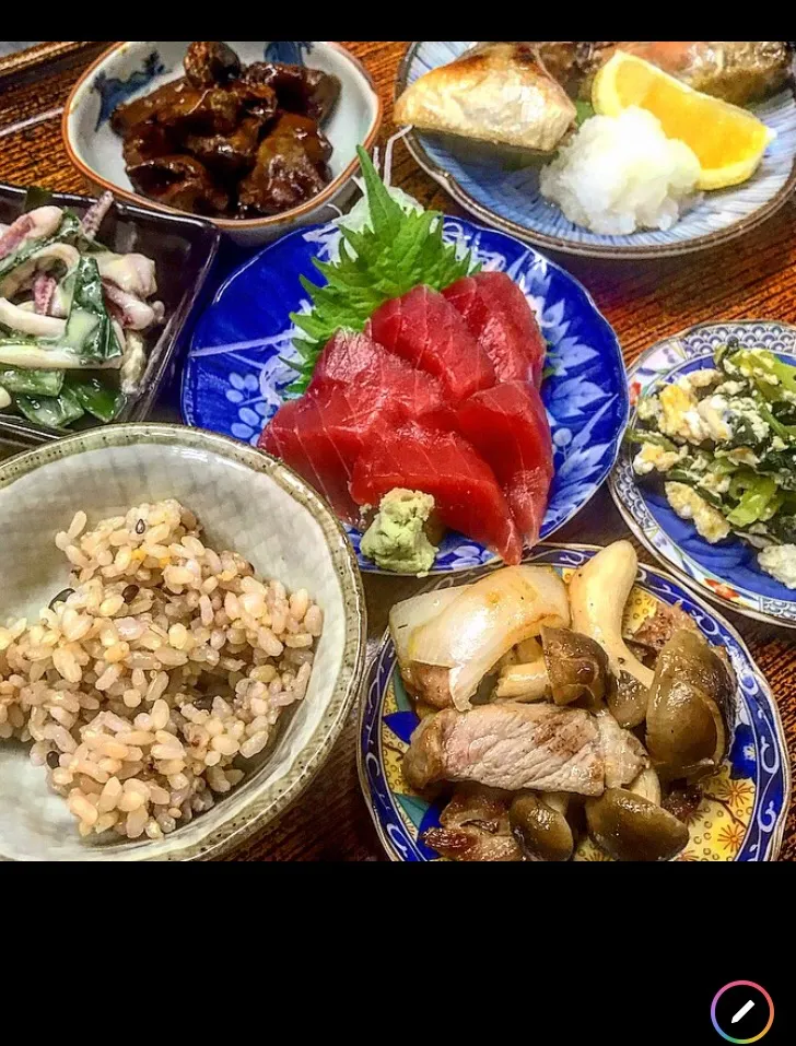 Snapdishの料理写真:いつかの手作り定食😆|mika︎☺︎さん