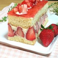いちごのフレジエ風