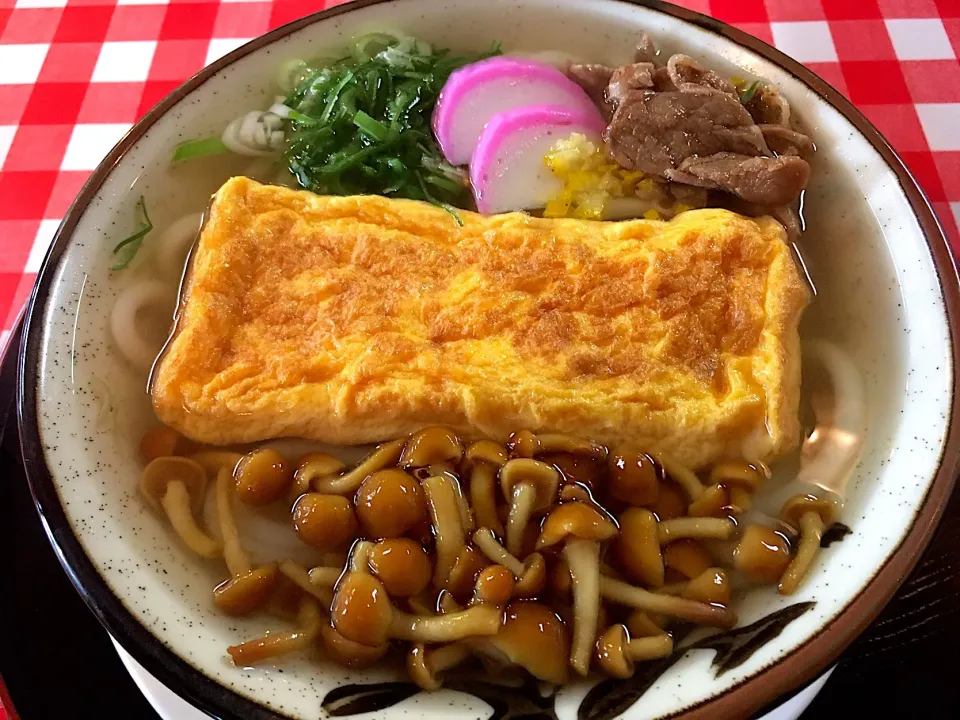 本日の賄い  6/15
〜玉子焼きまるまる乗せナメコトッピング❤〜|かぴかぴさん