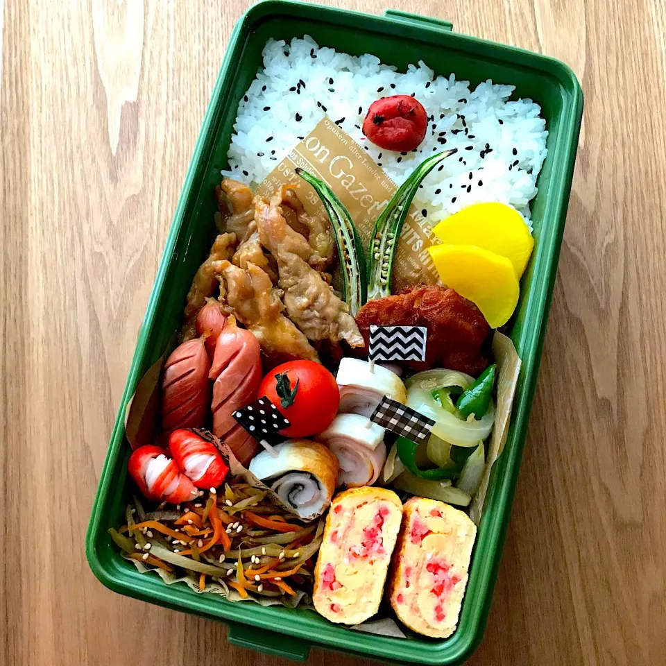 たれぽんせせりで旦那弁当♡|ちぃさん