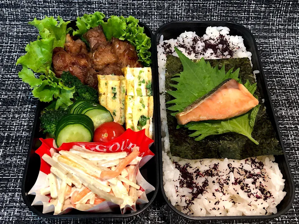 パパお弁当♪父の日サイコロステーキ弁当|ぺこぽこさん