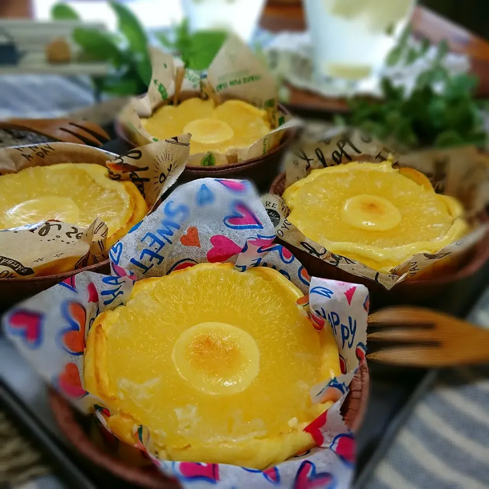 ぷらっとさんの料理 ＊パイナップルのチーズケーキ＊|とまと🍅さん