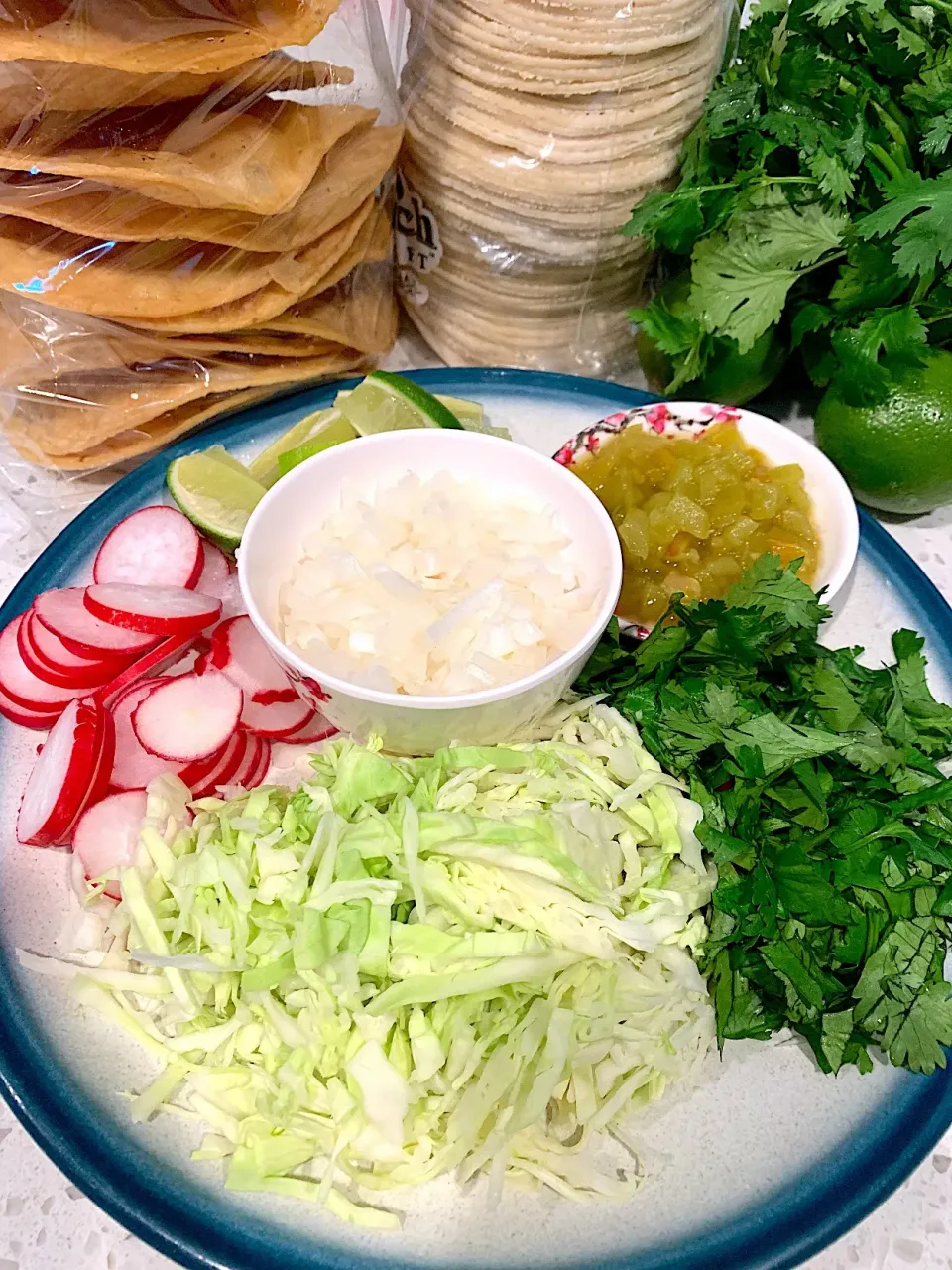 Toppers/Condiments for my red pork posole #posole|🌺IAnneさん