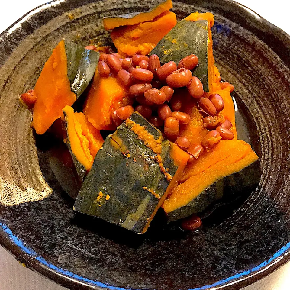 かぼちゃのいとこ煮🎃かぼちゃと小豆を煮ました😃 #かぼちゃの煮物 #小豆#和食 #煮物|🌺🌺Foodie🌺🌺さん