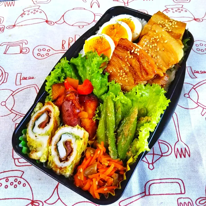 豚の角煮弁当☆|とももんさん