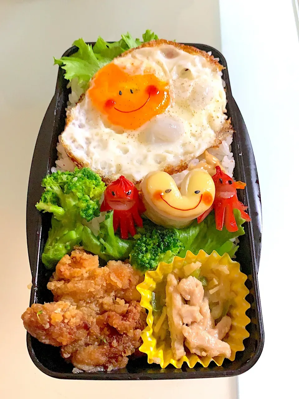 #息子弁当
 #のっけ弁 
#月曜
#今週もお願いします❤️

 #いってらっしゃい🙋‍♀️|Yukaさん