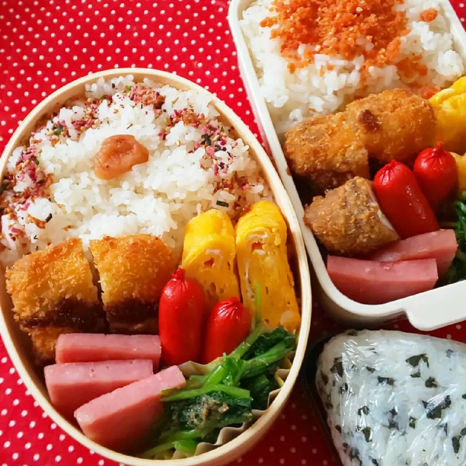 Snapdishの料理写真:兄弟のお弁当|katsunさん