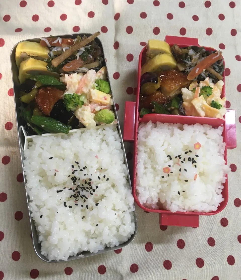 6月17日 週末遊び過ぎ 手抜き弁当🍱|sakuramochiさん