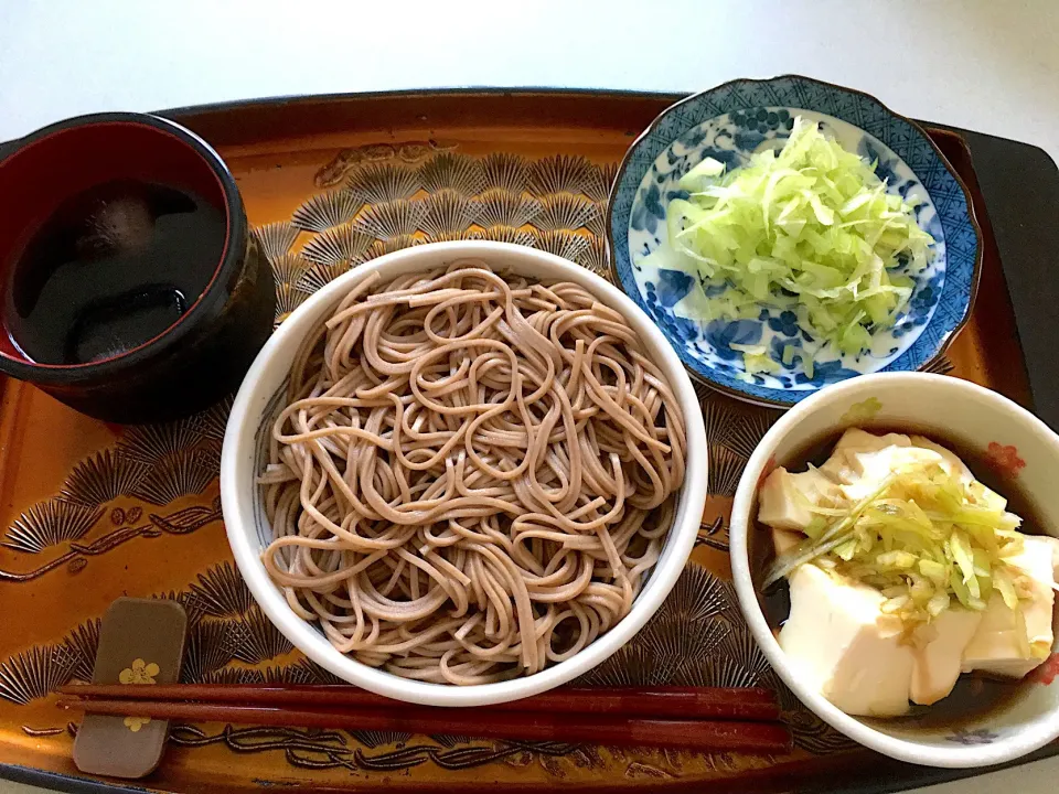 冷たいお蕎麦#夏#暑い日#今年初蕎麦|にゃふてんさん