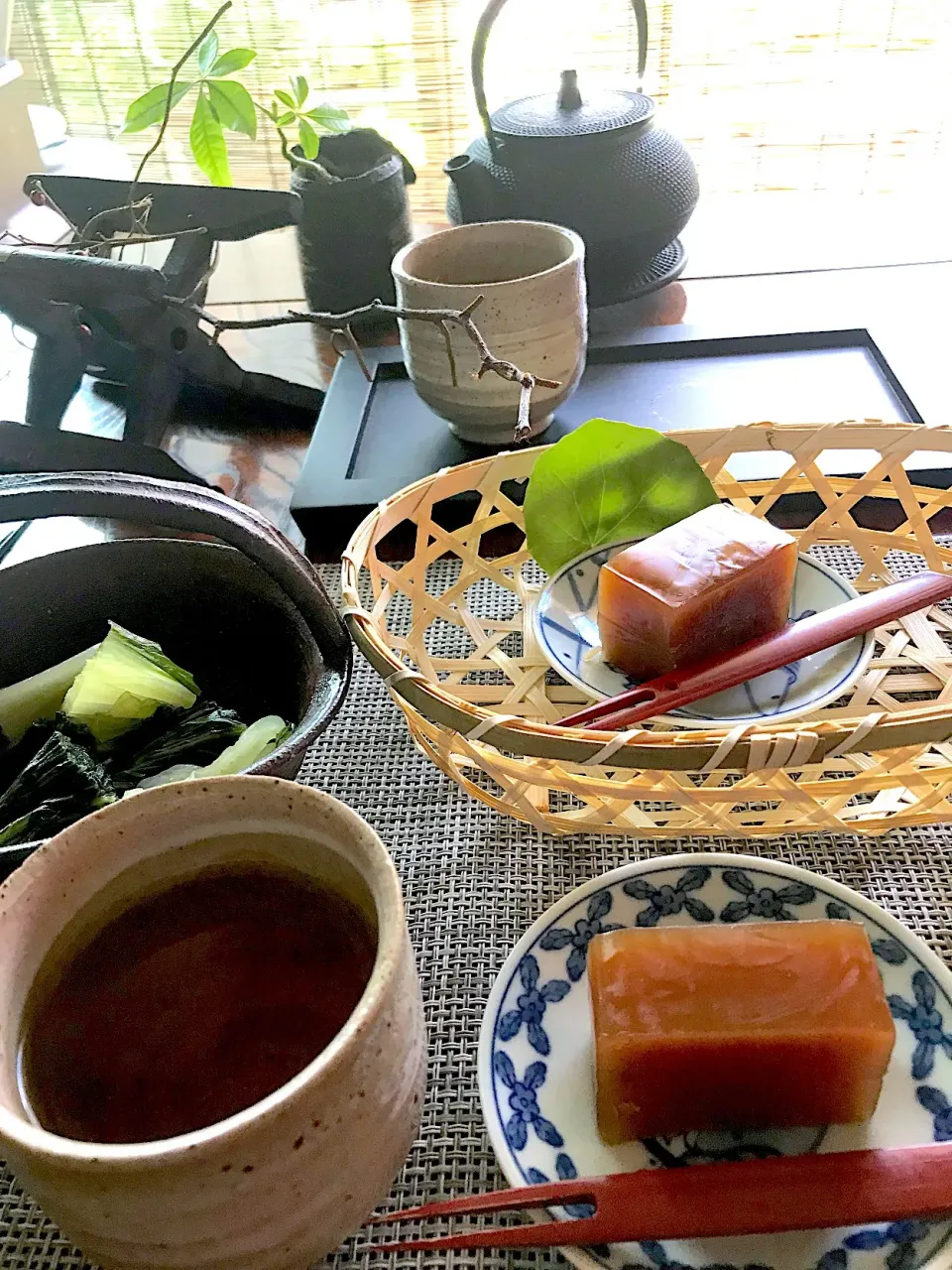 頂いた味噌羊羹
昼食後|シュトママさん