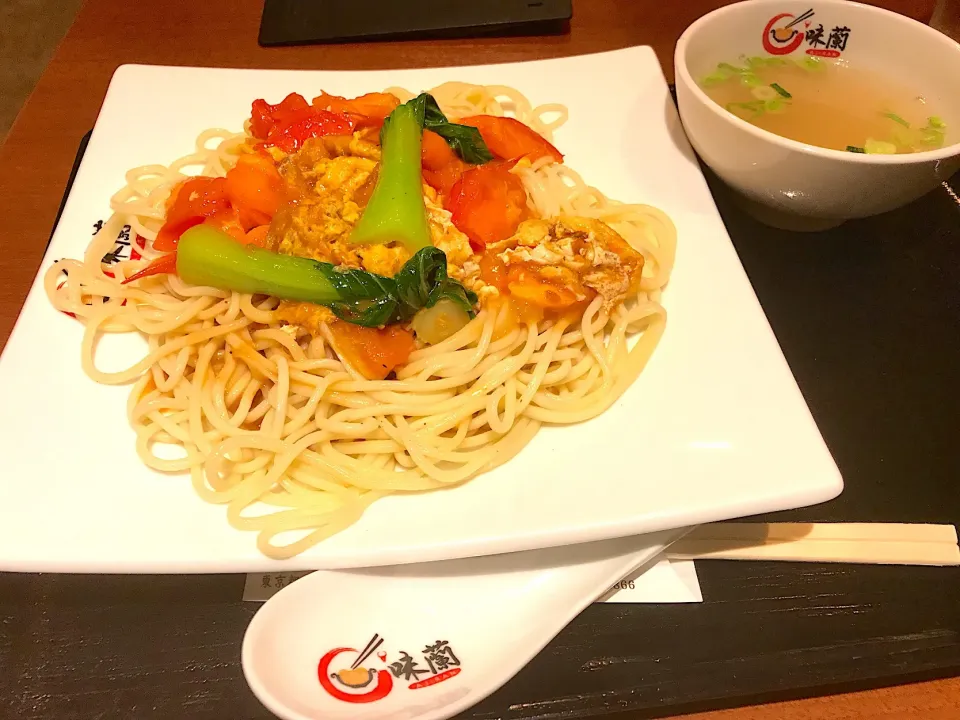 トマトと玉子入りあんかけ麺|マハロ菊池さん