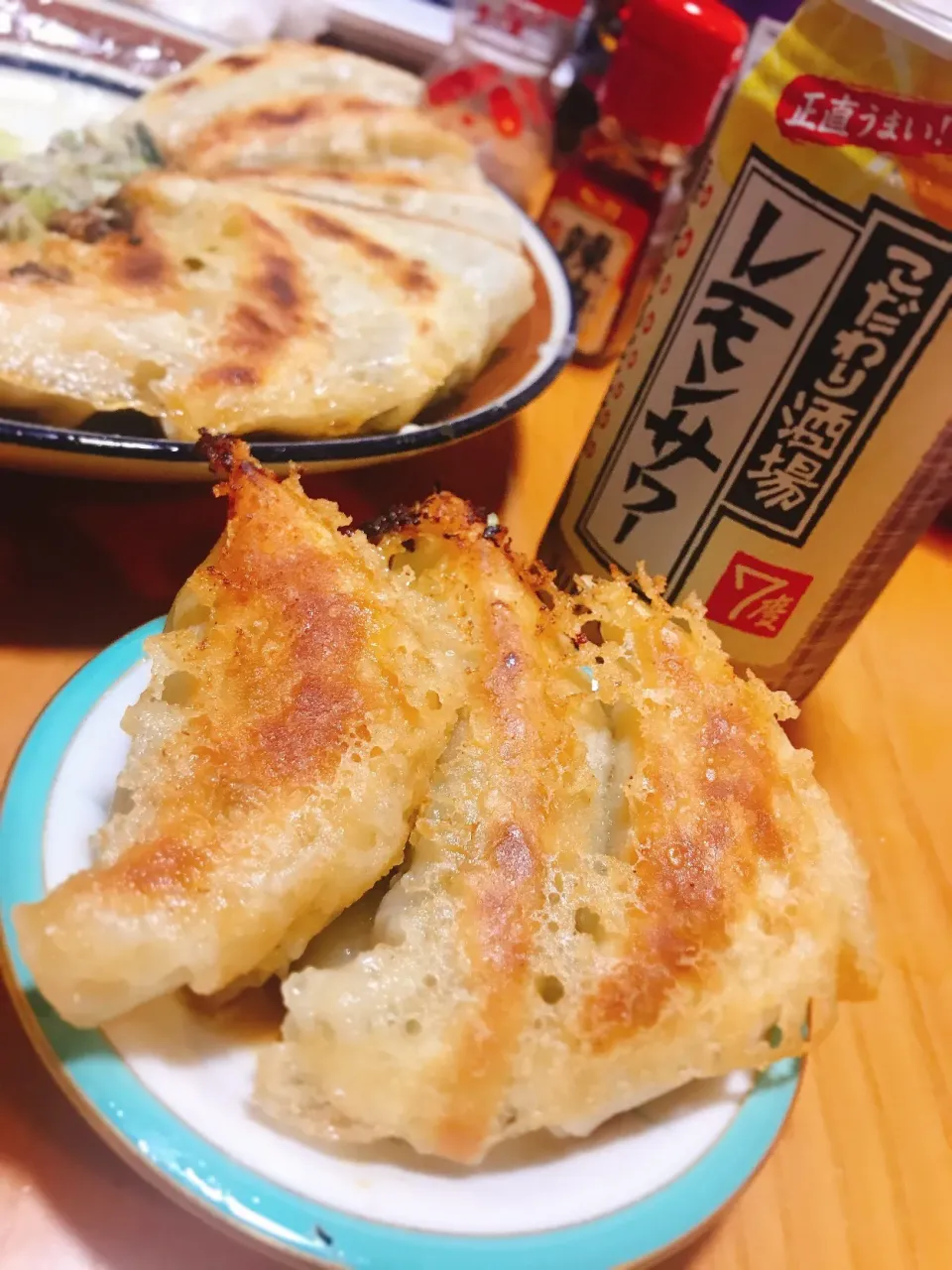 我が家の羽根付きのシソ餃子🥟|ジイジさん