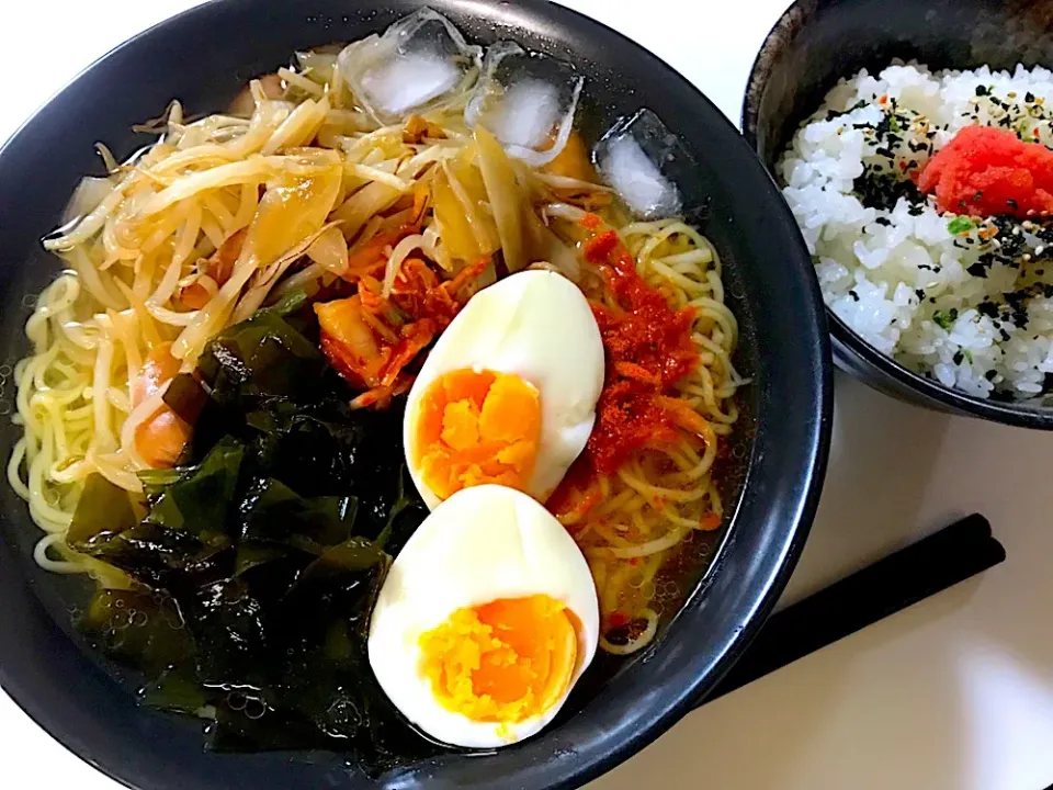 Snapdishの料理写真:#冷やしゆず塩ラーメン|ゆりえさん