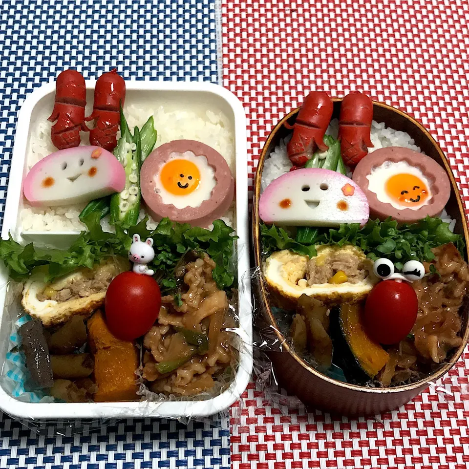 2019年6月18日 ムスコ&オレ弁当♪|クッキングおやぢさん