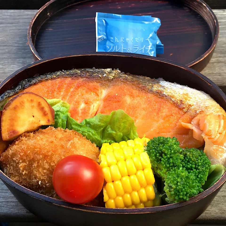 #のっけ弁当  #曲げわっぱ弁当  #男子高校生弁当|さい。さん