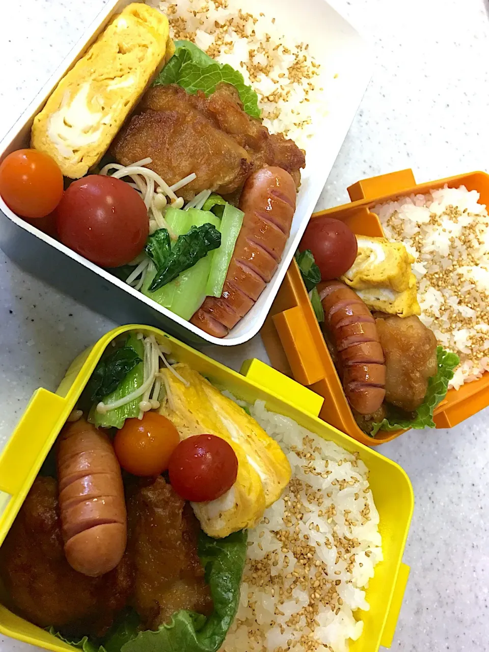 #中学女子弁当  #父ちゃん弁当 #唐揚げ|よちこさん