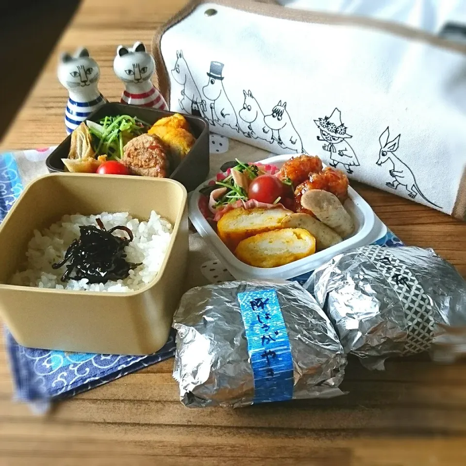 息子弁当・おっと弁当 6/18|ふ〜たん**さん